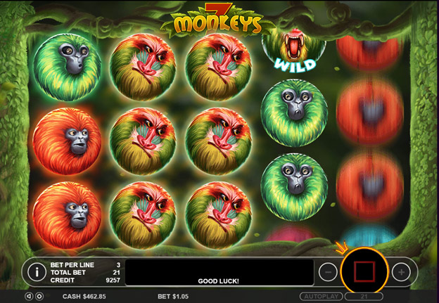 Игровой слот 7 Monkeys