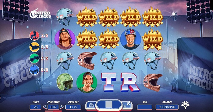 Игровой автомат Nitro Circus на деньги Игровой автомат Nitro Circus на деньги