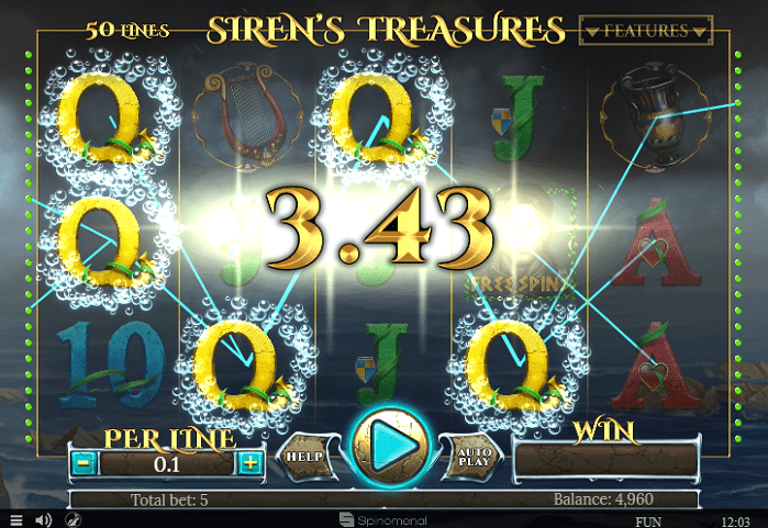 Игровой автомат Siren’s Treasures Игровой автомат Siren’s Treasures