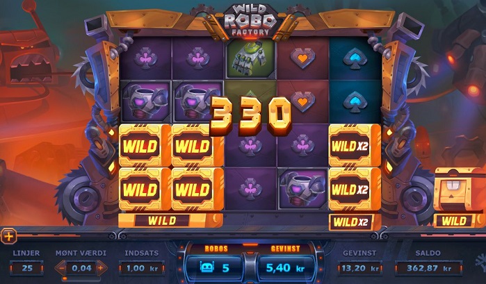 Игровой автомат Wild Robo Factory
