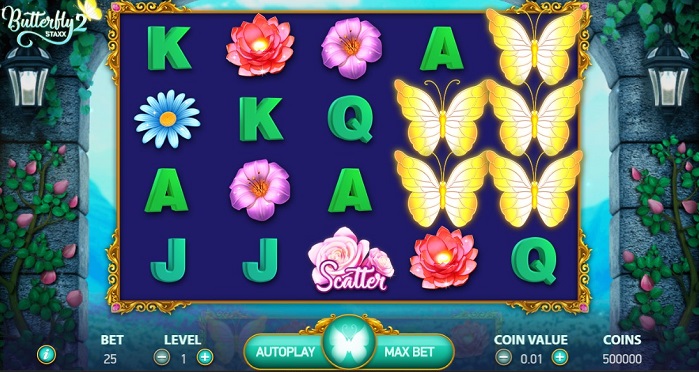 Игровой автомат Butterfly Staxx 2 Игровой автомат Butterfly Staxx 2