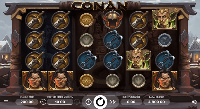 Игровой автомат Conan Игровой автомат Conan